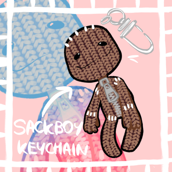 Sackboy Keychain