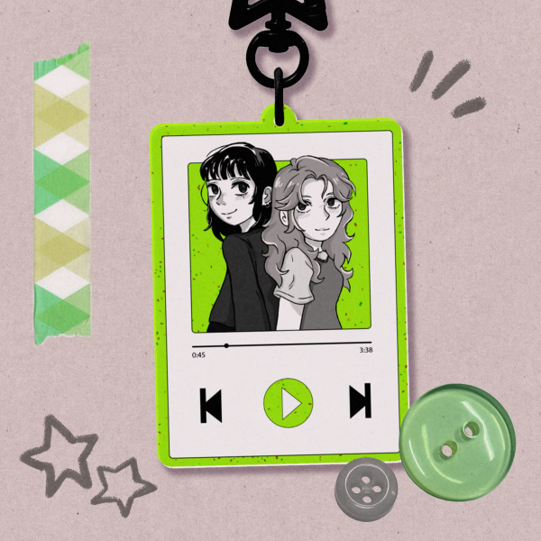 Green Yuri Keychain