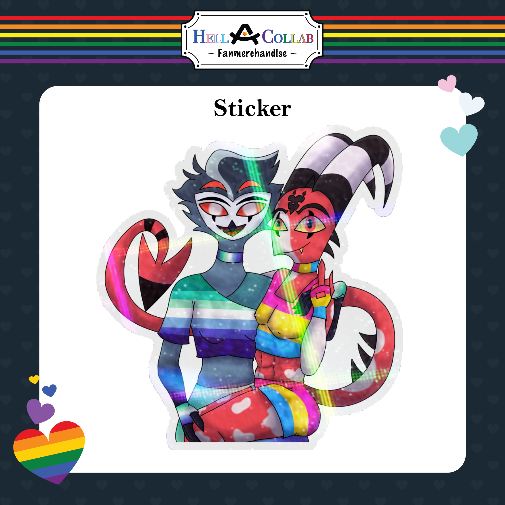 Stolitz Sticker Hell-a-Collab Pride Collection