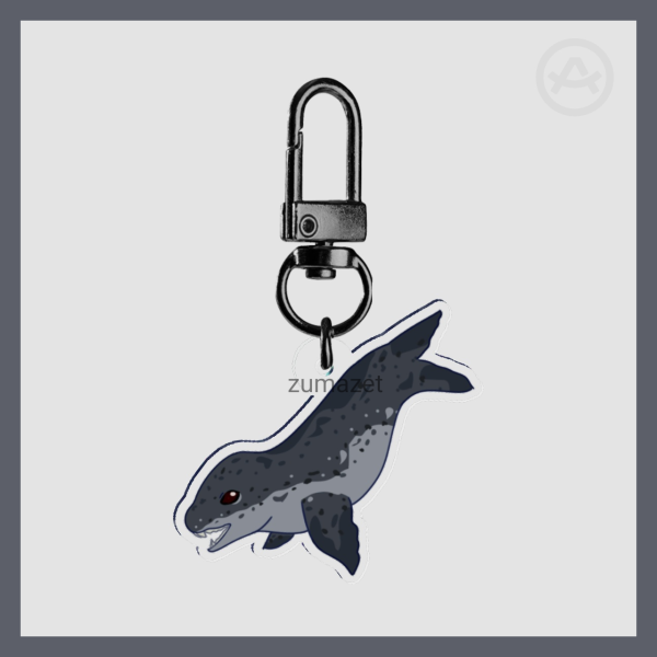 leopard seal keychain !