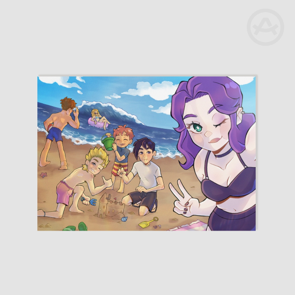 Beach Day ✦ Stardew Valley A5 Print