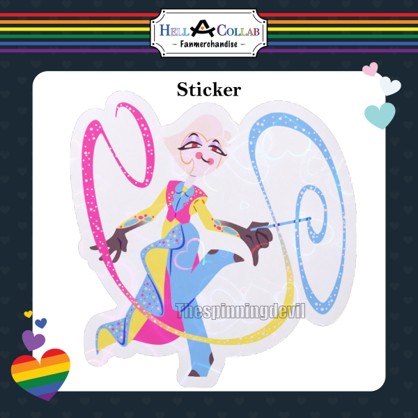 Lucifer pride - Stickers - Hellacollab Pride Collection