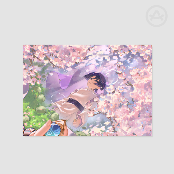 A5 Wanderer and Kabukimono Art Print