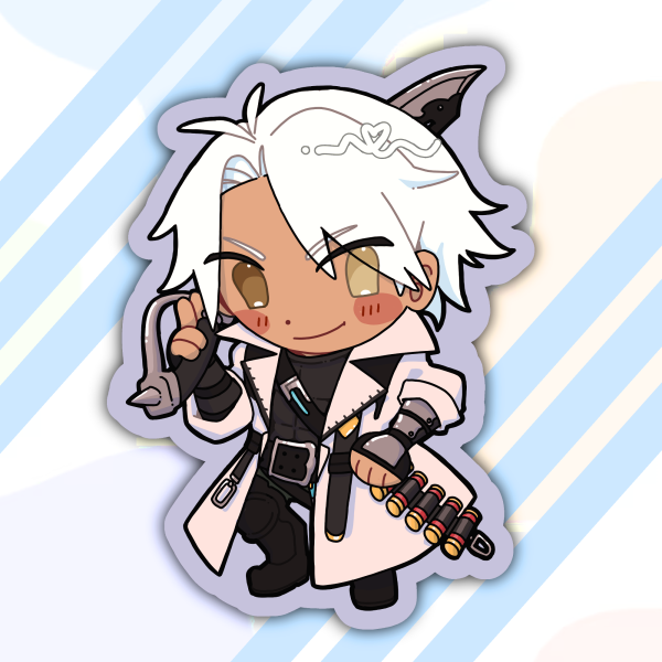 FFXIV SHB Thancred Waters Sticker (5cm)