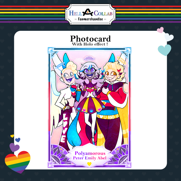 Heaven's Triple Love Polyamorous - Card - Pride 2026