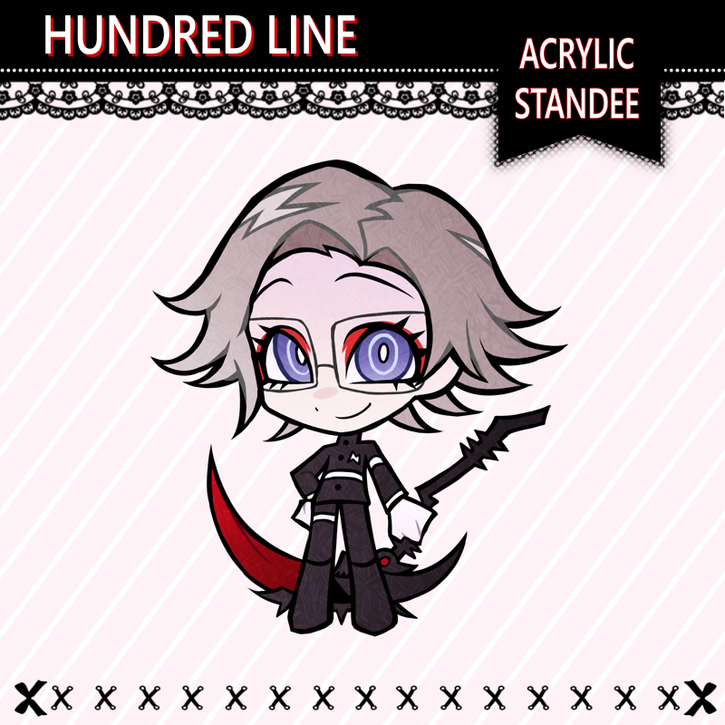 Hundred Line Eito Clear Acrylic Standees