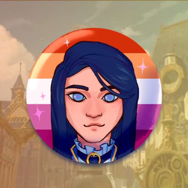 Caitlyn Lesbian Button