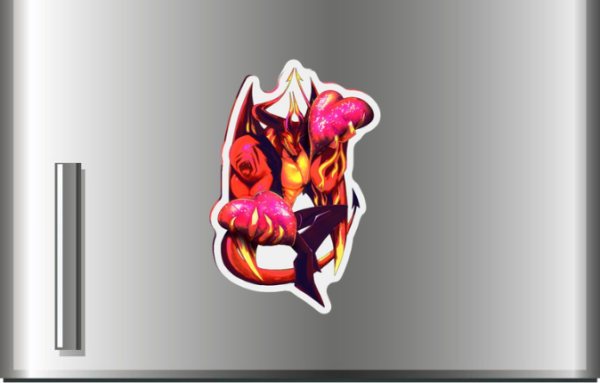 Satan Fridge Magnet