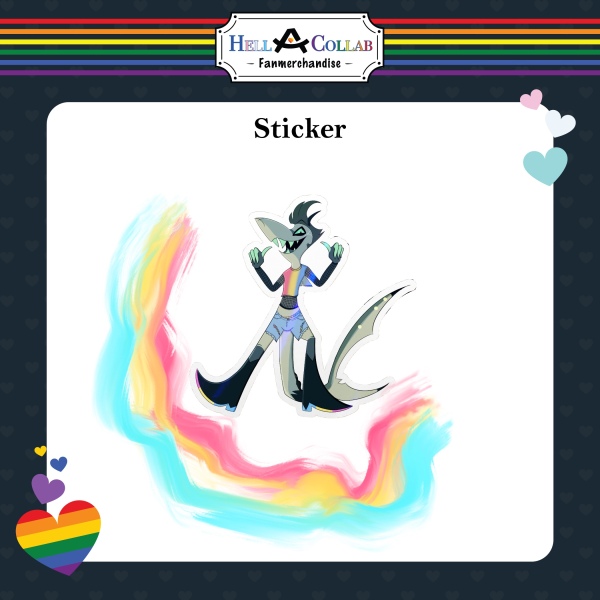 Chaz-Sticker-Hellacollab Pride Collection