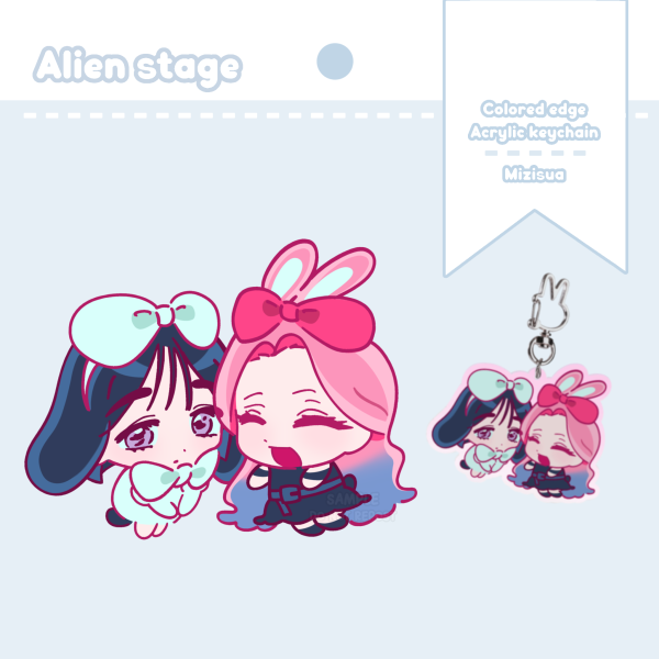 Alienstage | Mizisua Colored Edge Acrylic Keychains
