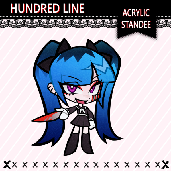 Hundred Line Darumi Clear Acrylic Standees