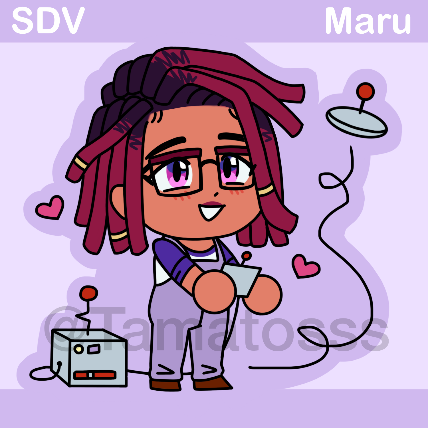 Maru Stardew Valley Sticker (Glossy)