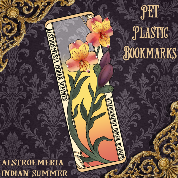 Alstroemeria | PET Plastic Bookmarks