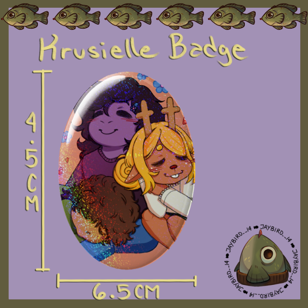 Krusielle Oval Badge
