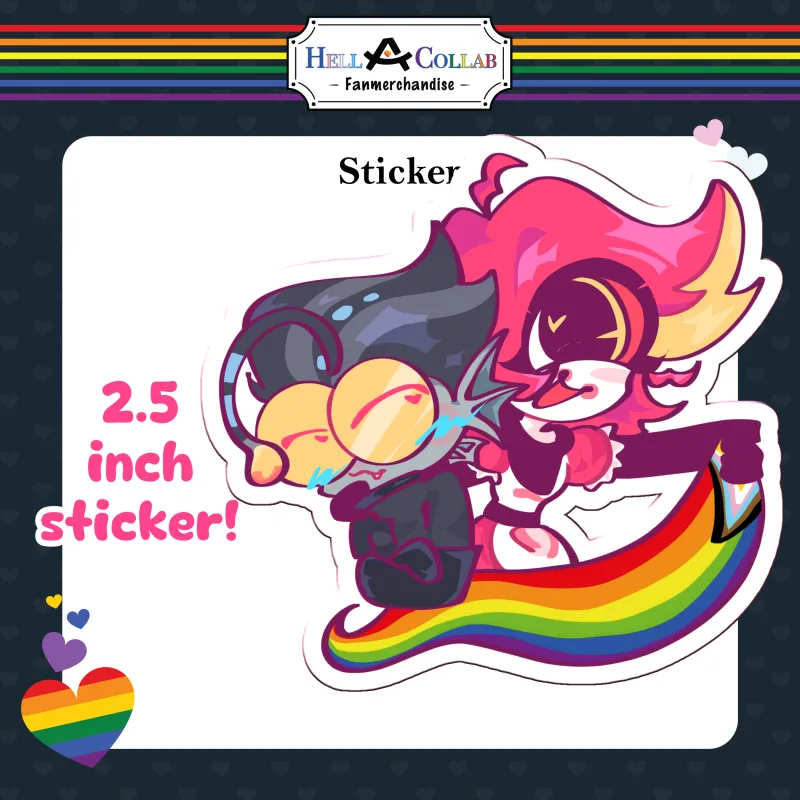 Niffty x Baxter Hell-a Collab Pride Collection Colored Edge Die