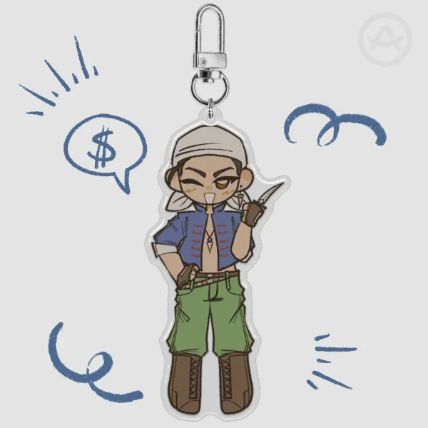 Wuying Ren Epoxy Keychain
