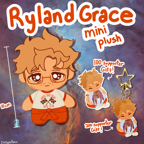 Ryland Grace Project Hail Mary Plush Keychain