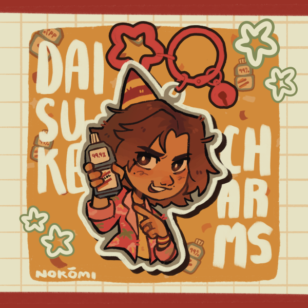 Daisuke Mouthwashing Keychains