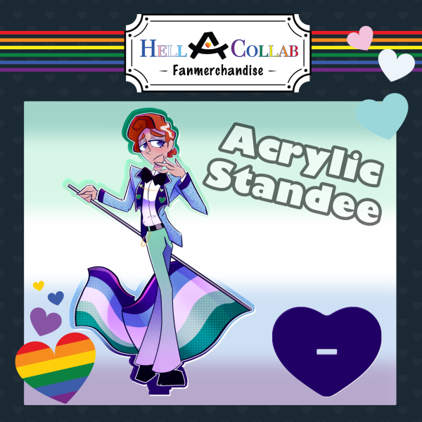 Ginger Host Gay Pride Standee Hell-A-Collab
