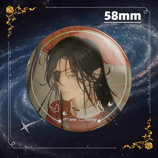 Hua Cheng Foil Holographic Badge