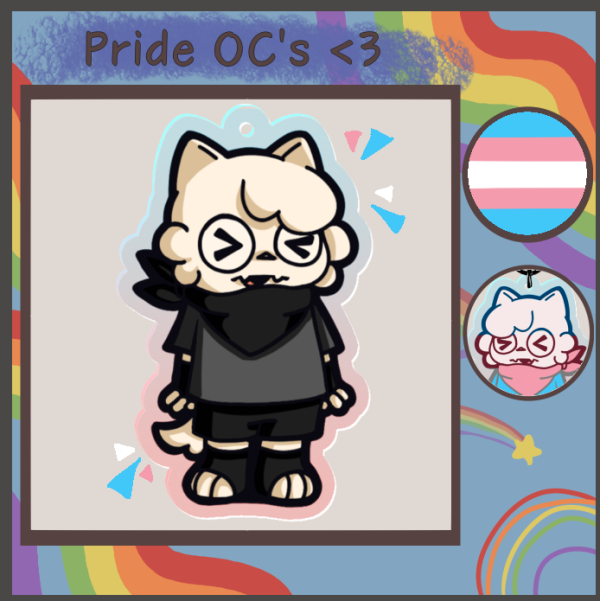 Transgender Pride Flag Keychain | Freak