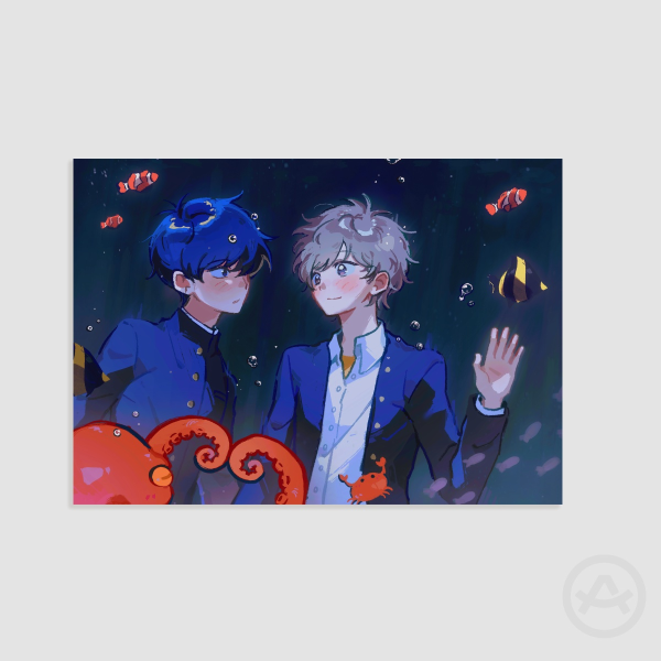 [Go for it Nakamura / Ganbare Nakamura kun] Aquarium Date With My Beloved (Poster)
