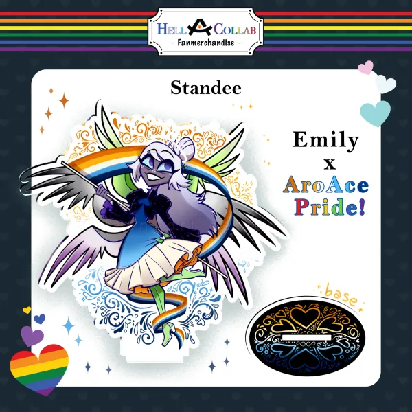 Emily Standee || Hell-a-Collab Pride Collection