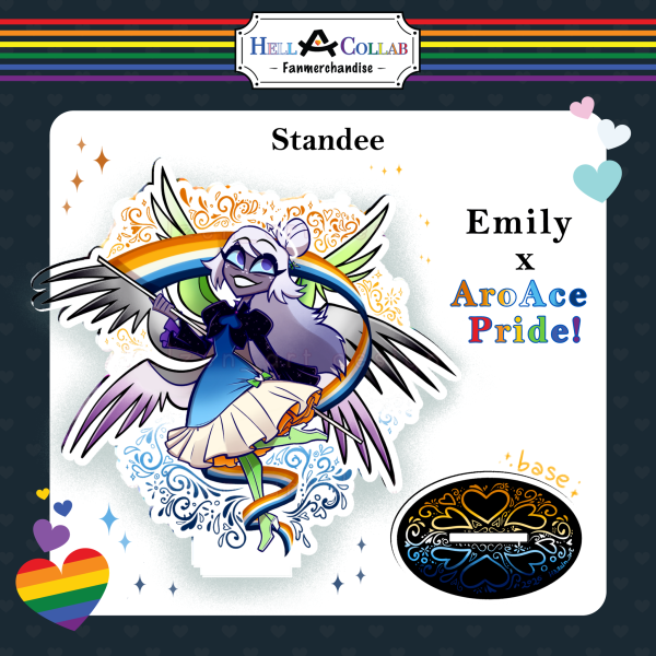 Emily Standee || Hell-a-Collab Pride Collection