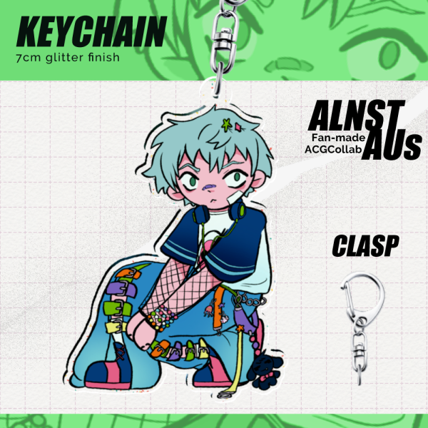 Till Alien Stage (harajuku OG AU) Glitter Acrylic Keychains