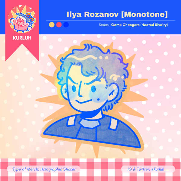 Ilya Rozanov [Monotone] - Die Cut Stickers