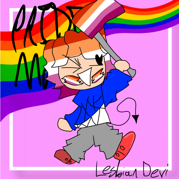 Lesbian Devi Keychain!