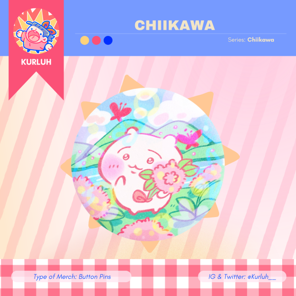 Chiikawa - Button Pin