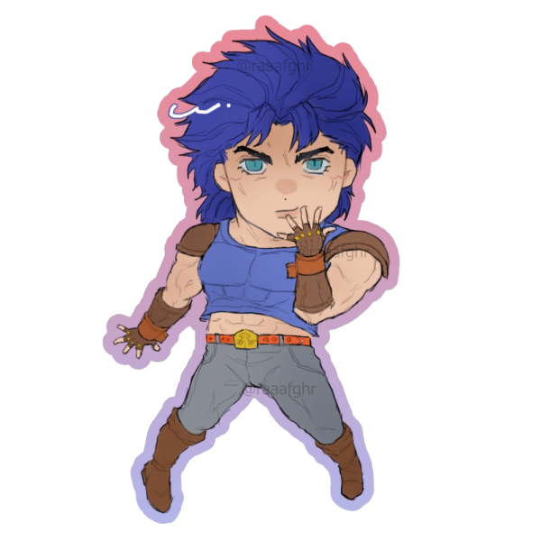 Jonathan Joestar (JJBA Phantom Blood) Sticker v1 (4in)