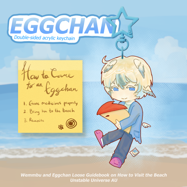 Guidebook Eggchan Keychain
