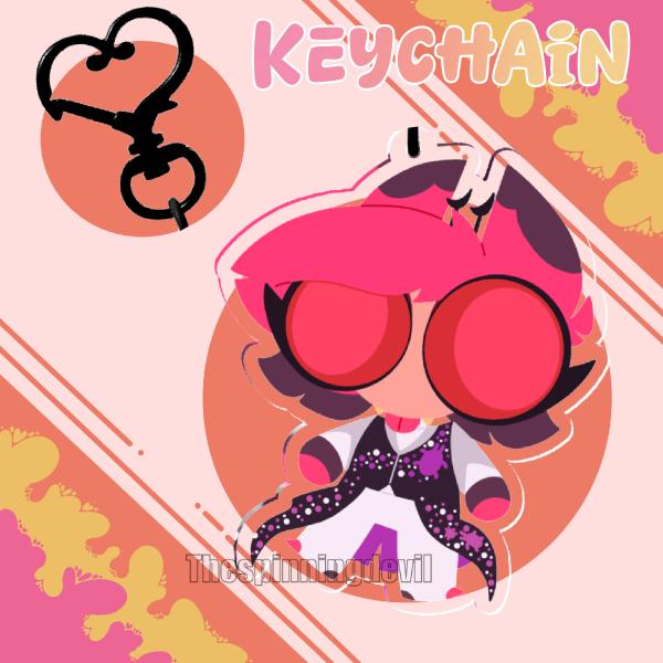 Alastor pride - Keychain