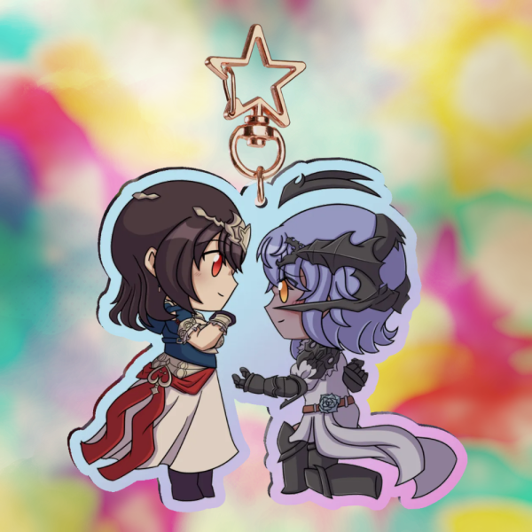[MEMENTOMORI] Amleth X Ophelia Rainbow Keychain