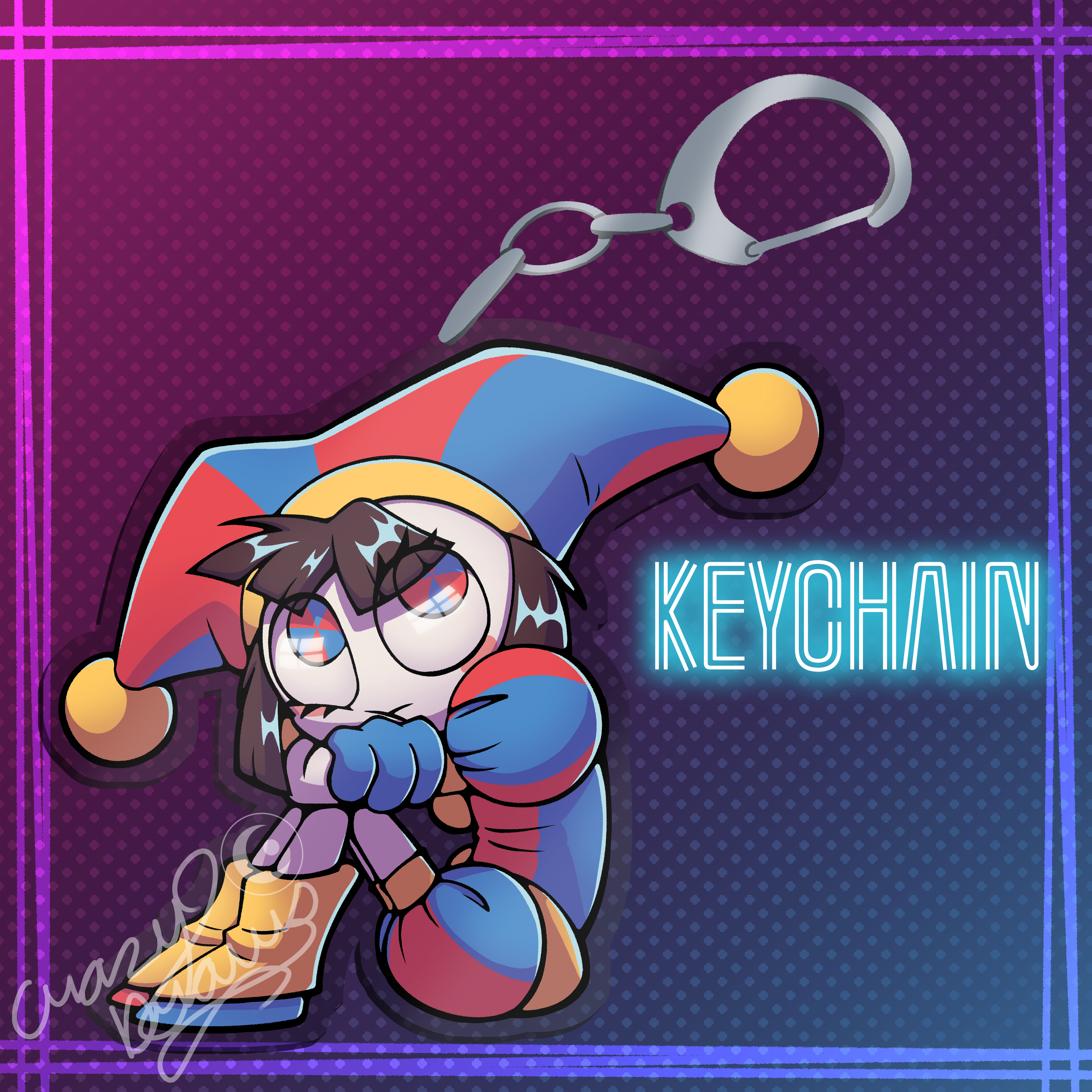 Pomni Keychain