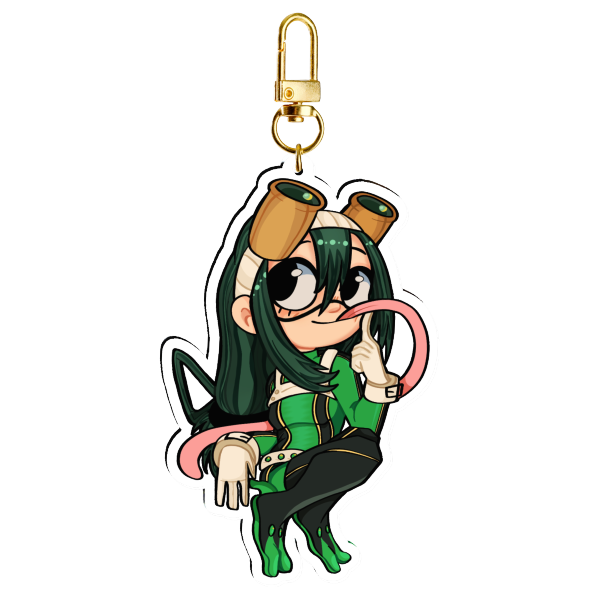 Tsuyu Asui Froppy My Hero Academia Clear Acrylic Keychains