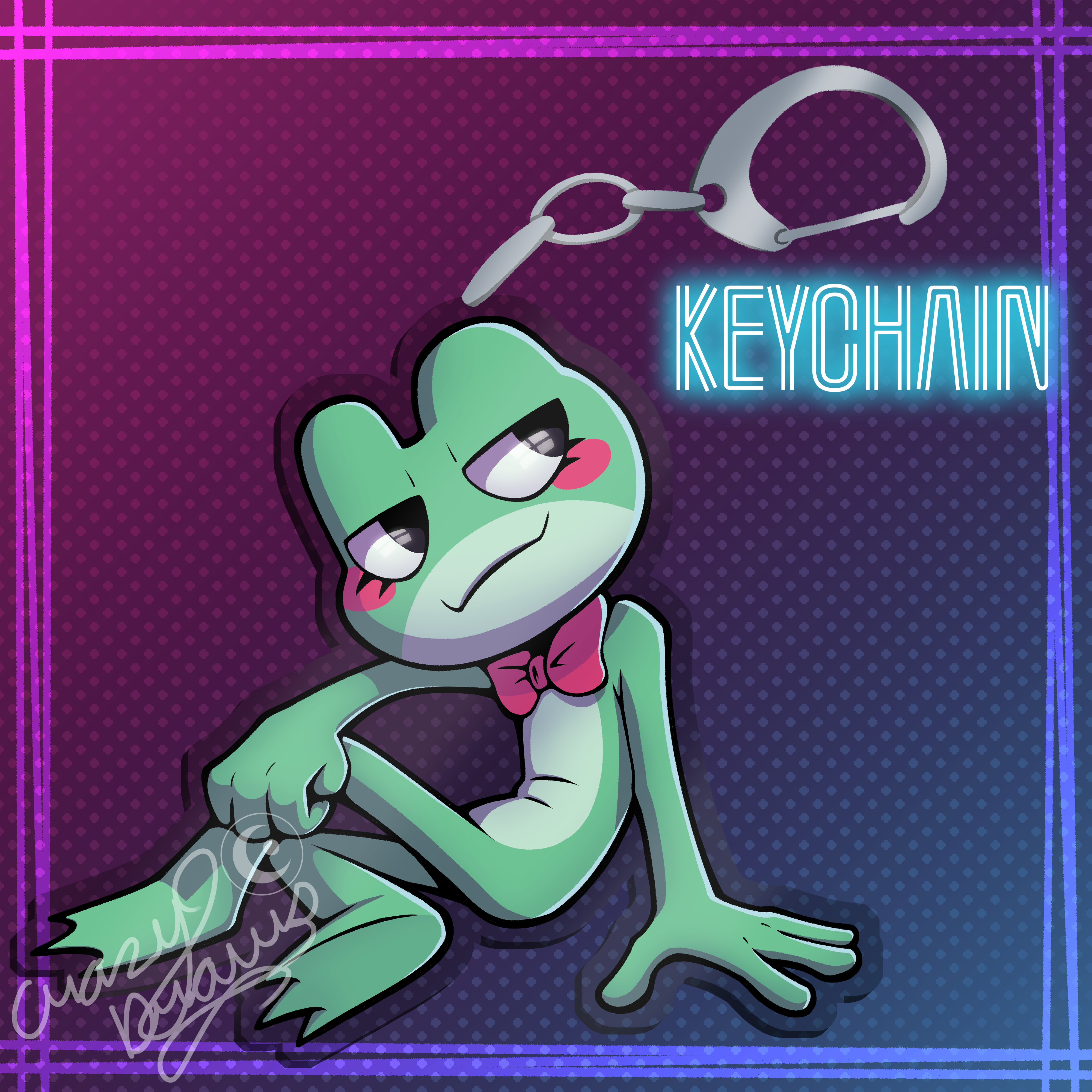 Ribbit Keychain