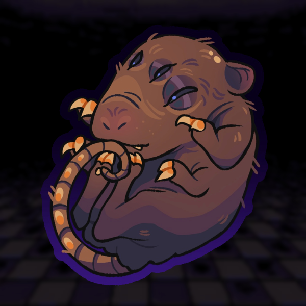 Biblically Accurate Rat Baby Thing - Soft Sticker