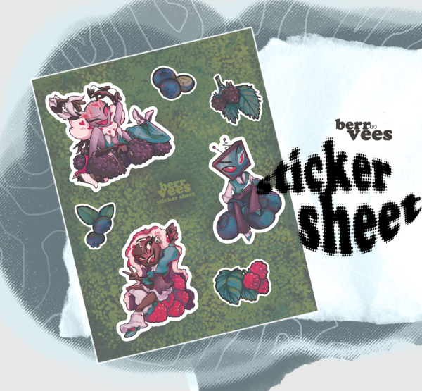 BerrVees Sticker Sheet