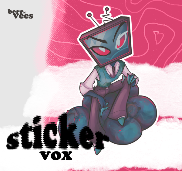 BerrVees Vox – Die Cut Sticker