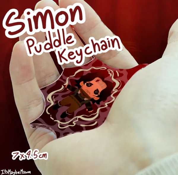 Simon / Convict Iron Lung Puddle Keychain