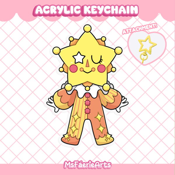 Space Clown Sol - Acrylic Keychains