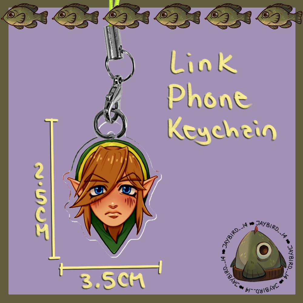 Link Acrylic Phone Keychain