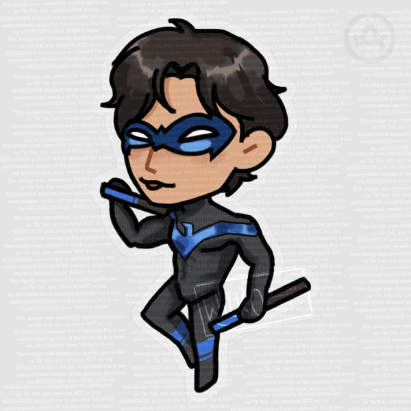 Nightwing / Dick Grayson DC Chibi Sticker