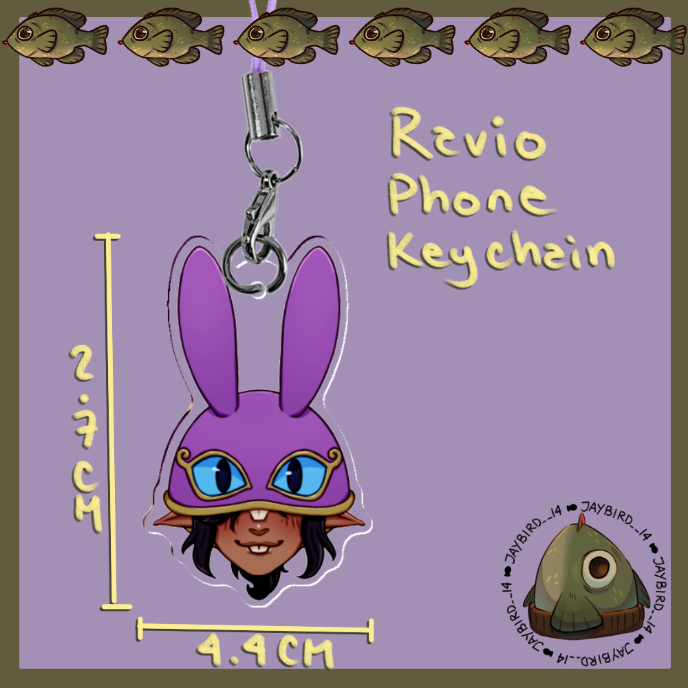Ravio Acrylic Phone Keychain
