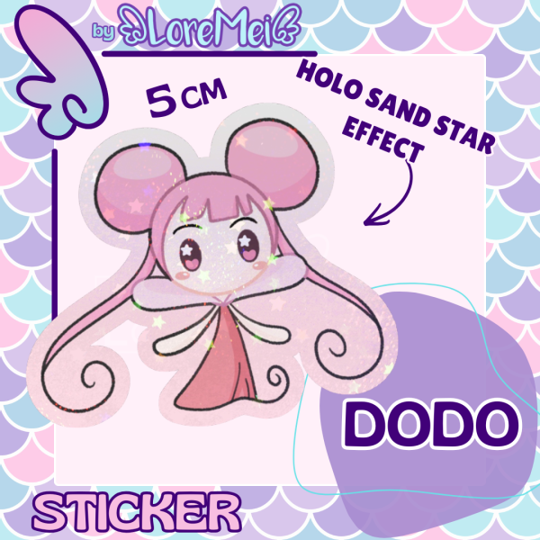 ꒰𑁬°Dodo°໒꒱ || Holo Sand Star Sticker