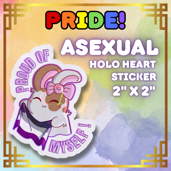 Torronella Pride Asexual Die Cut Stickers