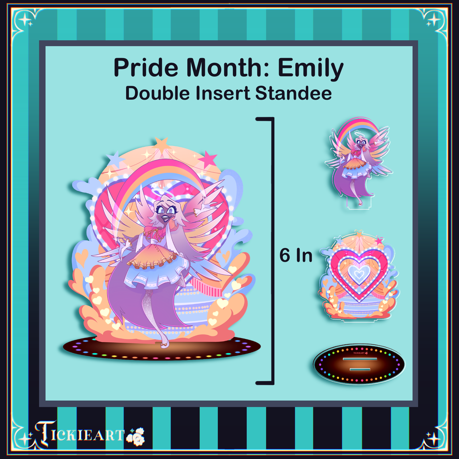Pride Month | Emily | Double Insert Standee